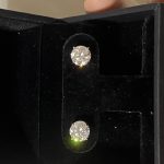 14K White Gold Lab Diamond Stud Earrings – 2.2ctw