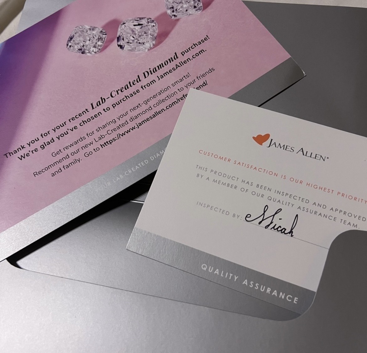 14K White Gold Lab Diamond Stud Earrings