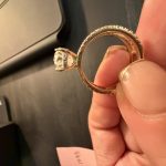 4.1 carat Oval Pavé 1.8mm U-prong pavé bands and an invisible halo