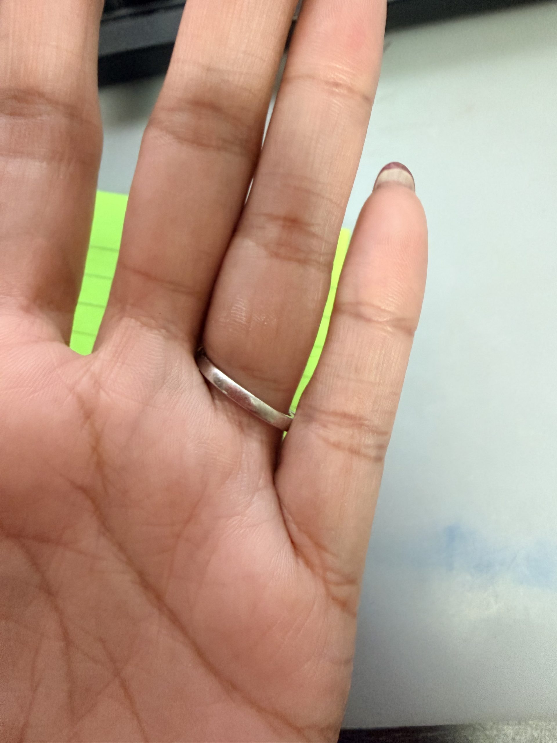 5ct Radiant cut moissanite sterling silver ring