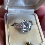 Authentic, Original Art Deco Diamond Ring (natural diamonds)