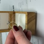 0.62ct Oval Lab Diamond Engagement Ring – IGI Certified – 18K White Gold Solitaire – Size 6.5