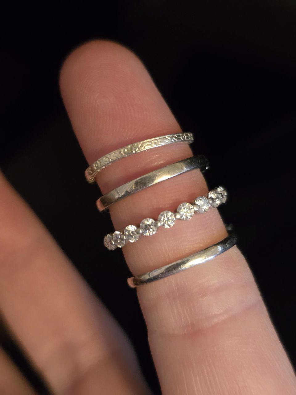 Sterling Silver Band Bundle