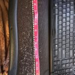 Sterling silver 14″ bezel tennis necklace with 3mm moissanites