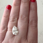 4.62ct Pear Brilliant Lab Loose Diamond, H, VS1 with IGI Certificate